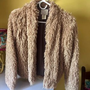 Billabong Designer Closet faux fur jacket